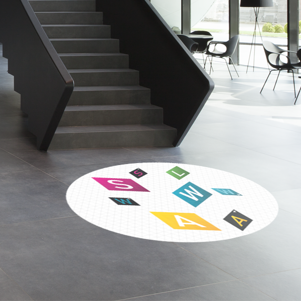 Floor sticker - circular shape