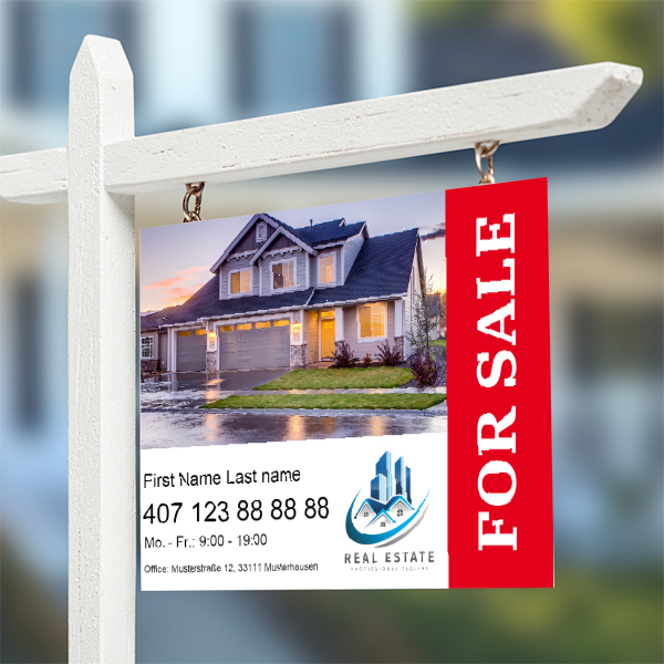 Sale sign 35 x 45 cm